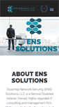 Mobile Screenshot of ens-solutions.com